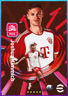 Joshua Kimmich eFootball 2026 player card, 84 OVR DMF