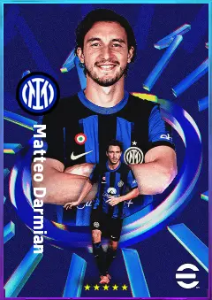 Matteo Darmian eFootball 2026 player card, 81 OVR RB