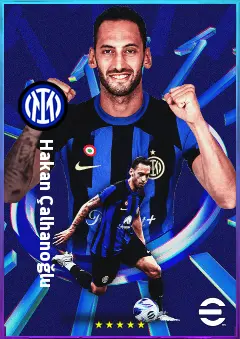 Hakan Çalhanoğlu eFootball 2026 player card, 83 OVR CMF