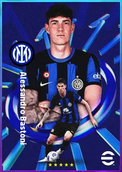 Alessandro Bastoni eFootball 2026 player card, 83 OVR CB