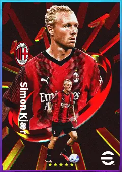 Simon Kjær eFootball 2026 player card, 81 OVR CB