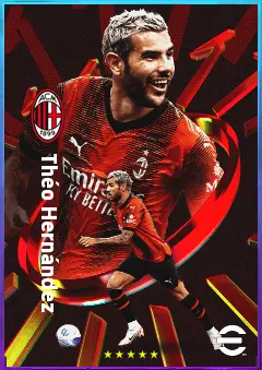 Théo Hernández eFootball 2026 player card, 84 OVR LB