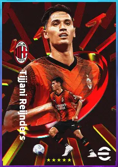 Tijjani Reijnders eFootball 2026 player card, 80 OVR CMF