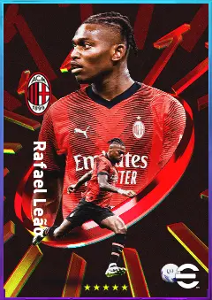 Rafael Leão eFootball 2026 player card, 84 OVR LWF