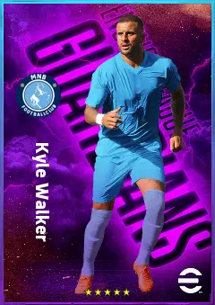 Kyle Walker eFootball 2026 player card, 82 OVR RB
