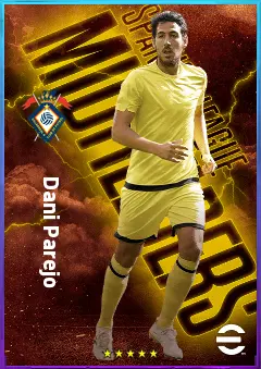Dani Parejo eFootball 2026 player card, 83 OVR CMF
