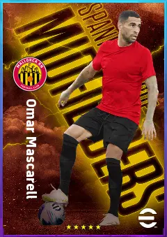 Omar Mascarell eFootball 2026 player card, 79 OVR DMF