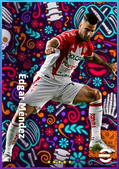 Édgar Méndez eFootball 2026 player card, 78 OVR RMF