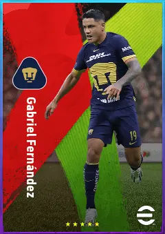 Gabriel Fernández eFootball 2026 player card, 76 OVR CF