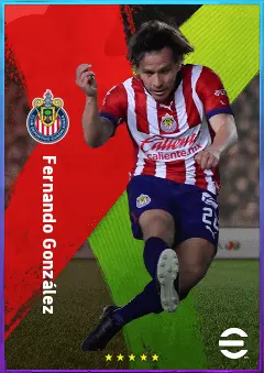 Fernando González eFootball 2026 player card, 78 OVR DMF