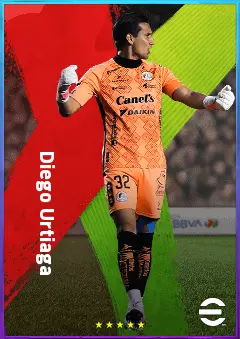 Diego Urtiaga eFootball 2026 player card, 75 OVR GK