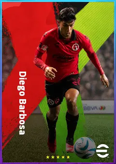 Diego Barbosa eFootball 2026 player card, 78 OVR RB