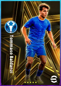 Tommaso Baldanzi eFootball 2026 player card, 80 OVR AMF