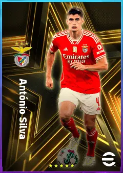 António Silva eFootball 2026 player card, 82 OVR CB