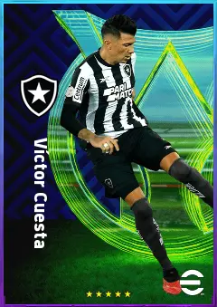 Víctor Cuesta eFootball 2026 player card, 81 OVR CB