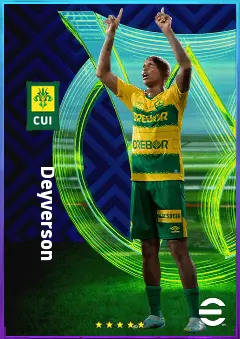 Deyverson eFootball 2026 player card, 79 OVR CF