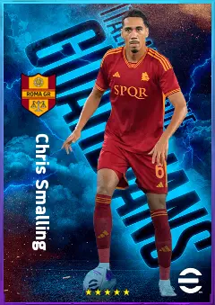 Chris Smalling eFootball 2026 player card, 82 OVR CB