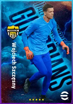 Wojciech Szczęsny eFootball 2026 player card, 82 OVR GK