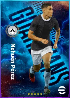 Nehuén Pérez eFootball 2026 player card, 81 OVR CB