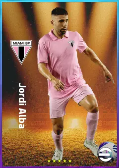 Jordi Alba eFootball 2026 player card, 82 OVR LB