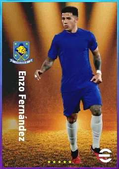 Enzo Fernández eFootball 2026 player card, 84 OVR DMF