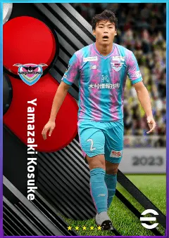 Yamazaki Kosuke eFootball 2026 player card, 77 OVR CB