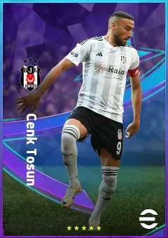 Cenk Tosun eFootball 2026 player card, 78 OVR CF