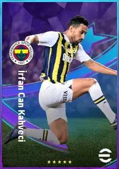 İrfan Can Kahveci eFootball 2026 player card, 78 OVR RWF