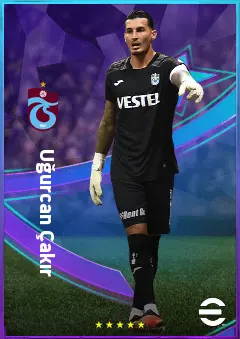 Uğurcan Çakır eFootball 2026 player card, 80 OVR GK