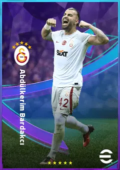 Abdülkerim Bardakcı eFootball 2026 player card, 78 OVR CB