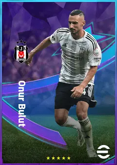 Onur Bulut eFootball 2026 player card, 77 OVR RB