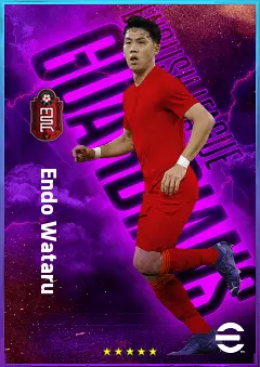 Endo Wataru eFootball 2026 player card, 80 OVR DMF