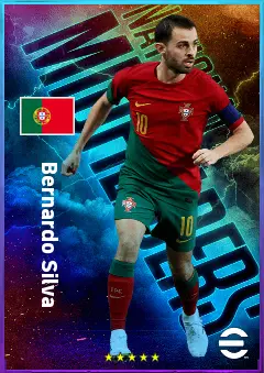 Bernardo Silva eFootball 2026 player card, 83 OVR AMF