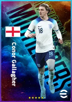 Conor Gallagher eFootball 2026 player card, 81 OVR CMF