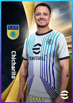 Chicharito eFootball 2026 player card, 79 OVR CF