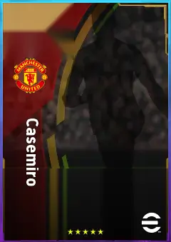 Casemiro eFootball 2026 player card, 84 OVR DMF