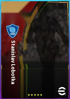 Stanislav Lobotka eFootball 2026 player card, 82 OVR DMF