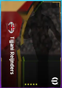 Tijjani Reijnders eFootball 2026 player card, 80 OVR CMF