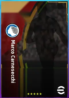Marco Carnesecchi eFootball 2026 player card, 80 OVR GK