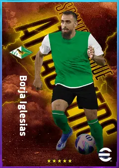 Borja Iglesias eFootball 2026 player card, 81 OVR CF