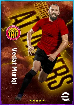 Vedat Muriqi eFootball 2026 player card, 80 OVR CF