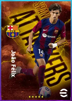 João Félix eFootball 2026 player card, 84 OVR SS