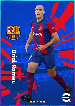 Oriol Romeu eFootball 2026 player card, 81 OVR DMF