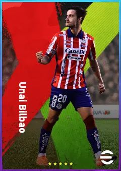 Unai Bilbao eFootball 2026 player card, 78 OVR CB