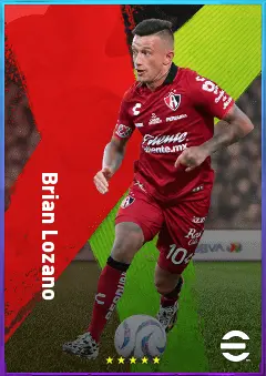 Brian Lozano eFootball 2026 player card, 78 OVR LWF