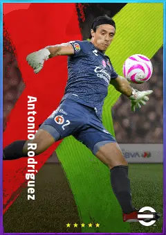 Antonio Rodríguez eFootball 2026 player card, 77 OVR GK