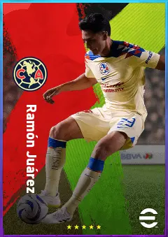 Ramón Juárez eFootball 2026 player card, 77 OVR CB