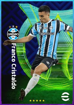 Franco Cristaldo eFootball 2026 player card, 80 OVR AMF