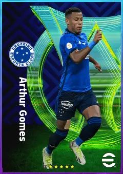 Arthur Gomes eFootball 2026 player card, 79 OVR LWF