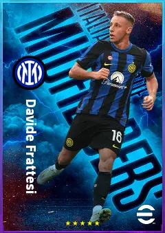Davide Frattesi eFootball 2026 player card, 82 OVR CMF